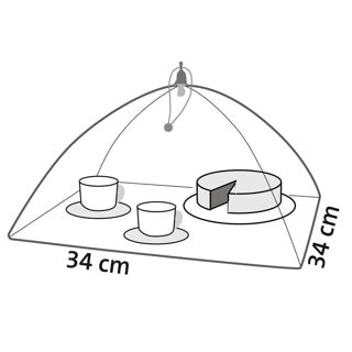 Cagoule anti-mouches Westmark 34x34 cm | 2 pièces