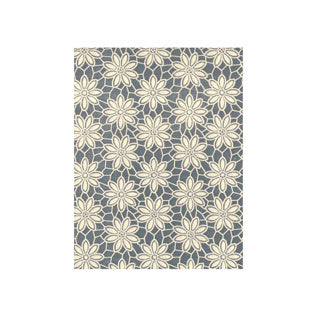 Nappe Via chasse fleur dentelle blanche