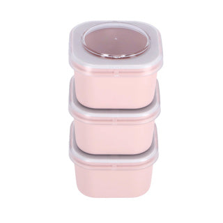 Sunware sigma home contenants à lunch ensemble de 3 rose | 3 pièces