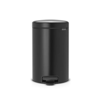 Poubelle Brabantia newicon - 12 litres - noir mat