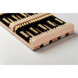 Balayeuse à sabots et bottes en bois Basic avec brosses 35x26x5,5 cm