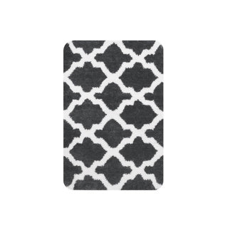 Tapis de bain maison hollandaise toulon 60 x 90 cm anthracite
