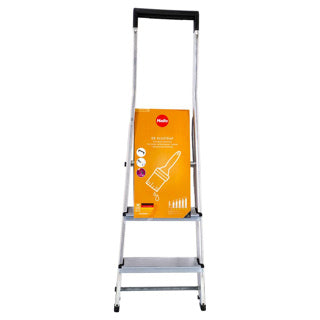 Hailo l40 escalier domestique 3 marches aluminium (2 marches + plateforme)