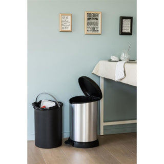 Poubelle Curver Decobin - 15l - métallique - plastique recyclé