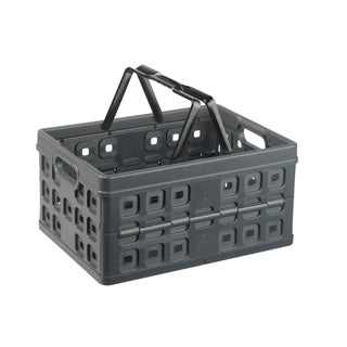 Caisse pliante carrée avec poignée Sunware 32l anthracite