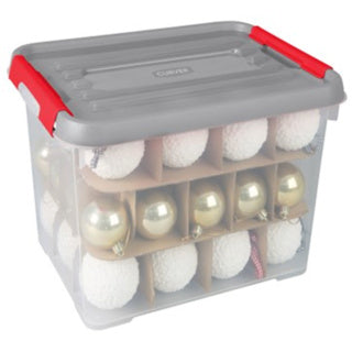 Curver boîte de rangement Noël 65 litres