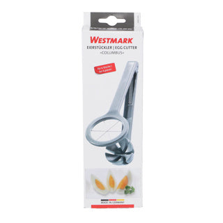 Westmark coupe-œufs pour 6 coins, pince, longueur : 18,1 cm, aluminium inox, columbus, gris, 10602260