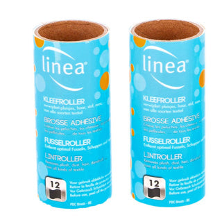 Brosse anti-peluches collante Linea + 2 rouleaux de rechange