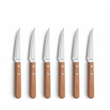 Amefa set de couteaux à steak à pizza 6 pièces