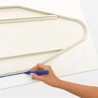Brabantia sous-couche pour table à repasser - universelle - feutre - 135 x 49 cm - blanc