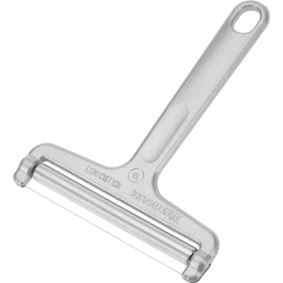 Trancheuse à fromage Westmark avec rouleau et fil de coupe, acier inoxydable aluminium, coupe en rouleau, argent, 71002270