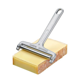 Trancheuse à fromage Westmark avec rouleau et fil de coupe, acier inoxydable aluminium, coupe en rouleau, argent, 71002270
