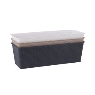 Jardinière 12 x 16 x 40 cm pp couleurs assorties | 6 pièces