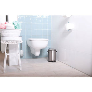 Eko vepa bins poubelle à pédale belle deluxe acier inoxydable mat 3 litres