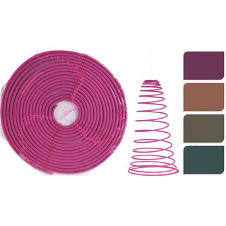 Spirale d'encens à la citronnelle 22 cm 4 assortis | 6 pièces