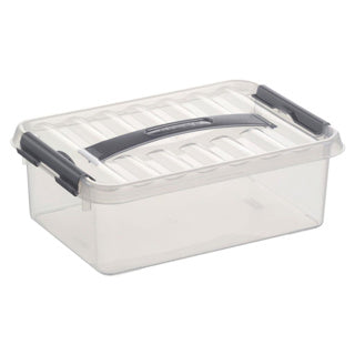 Sunware q-line boîte moyenne 4 litres transp 30,7x20x10,4 cm