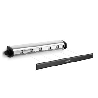 Ligne de séchage à rouleaux Brabantia 22 m en acier mat