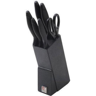 Richardson Sheffield - ensemble de couteaux de cuisine laser - avec bloc à couteaux - 6 pièces