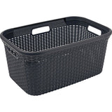 Panier à linge style Curver 45 l anthracite