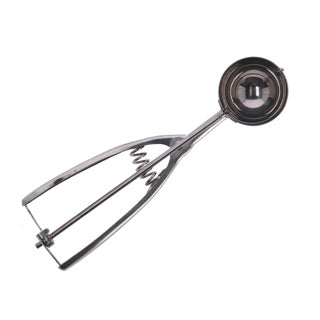 Westmark cuillère à glace cuillère à glace, avec manche en pince, longueur : 21,8 cm, acier inoxydable, professionnelle, argent, 62942270