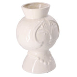 Vase Gusta avec visage ø16 5x23,5cm | 3 pièces