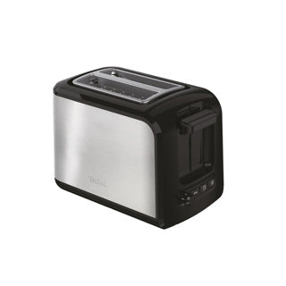 Tefal TT410D grille-pain express 16x26x19 cm 850W acier inoxydable noir