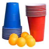 Klaunské hry Beer Pong 20 šálků 6 míčků