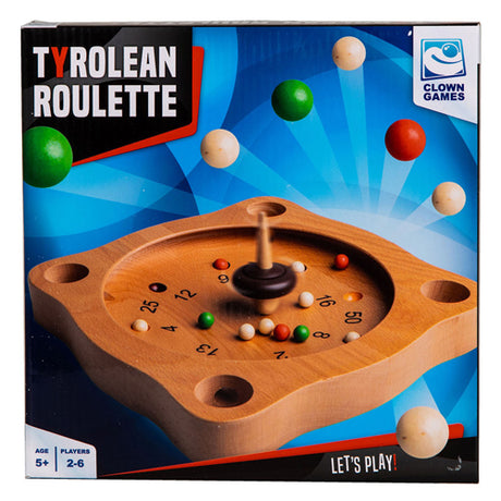 Jeux de clowns, jeu de société en bois, roulette tyrolienne