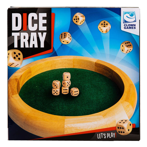 Jeux de clown, boîte à dés, jeu de société en bois