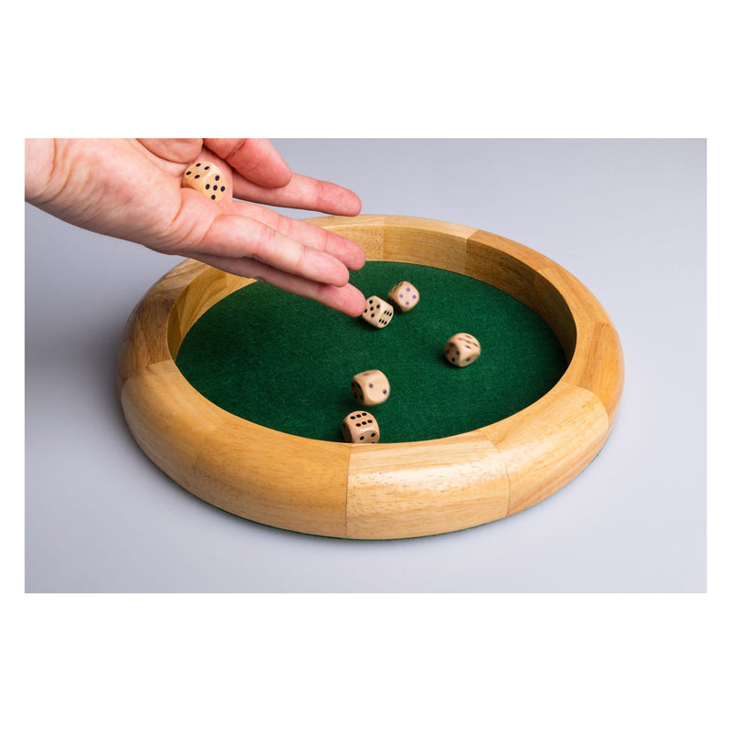 Jeux de clown, boîte à dés, jeu de société en bois