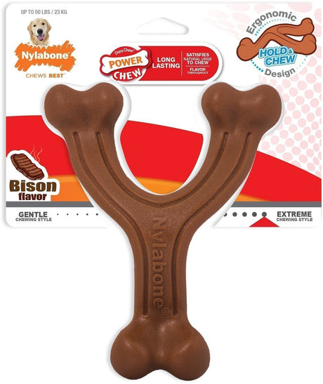 Nylabone extreme chew wishbone bison - titre par défaut