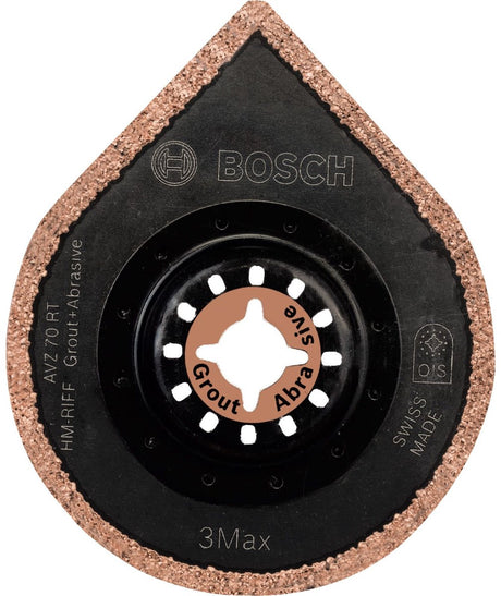 Accessoire multi-outil Bosch avz 70 rt4 - dissolvant de coulis et de colle pour carrelage - 70 mm