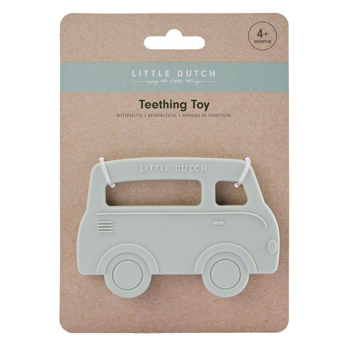 Douille d'anneau de dentition en silicone Little Dutch