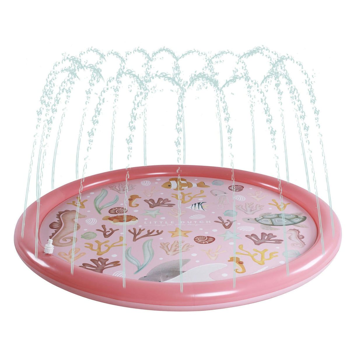 Tapis de jeu aquatique Little Dutch Ocean Dreams rose, 150 cm