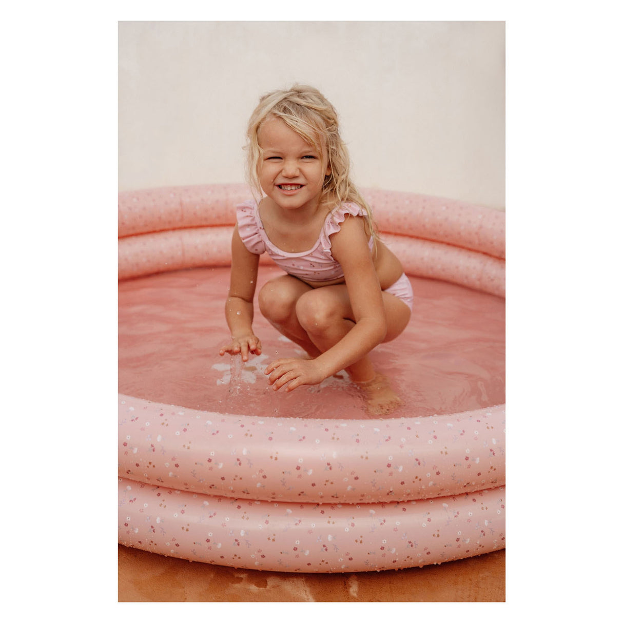 Piscine petites fleurs hollandaises, 150cm