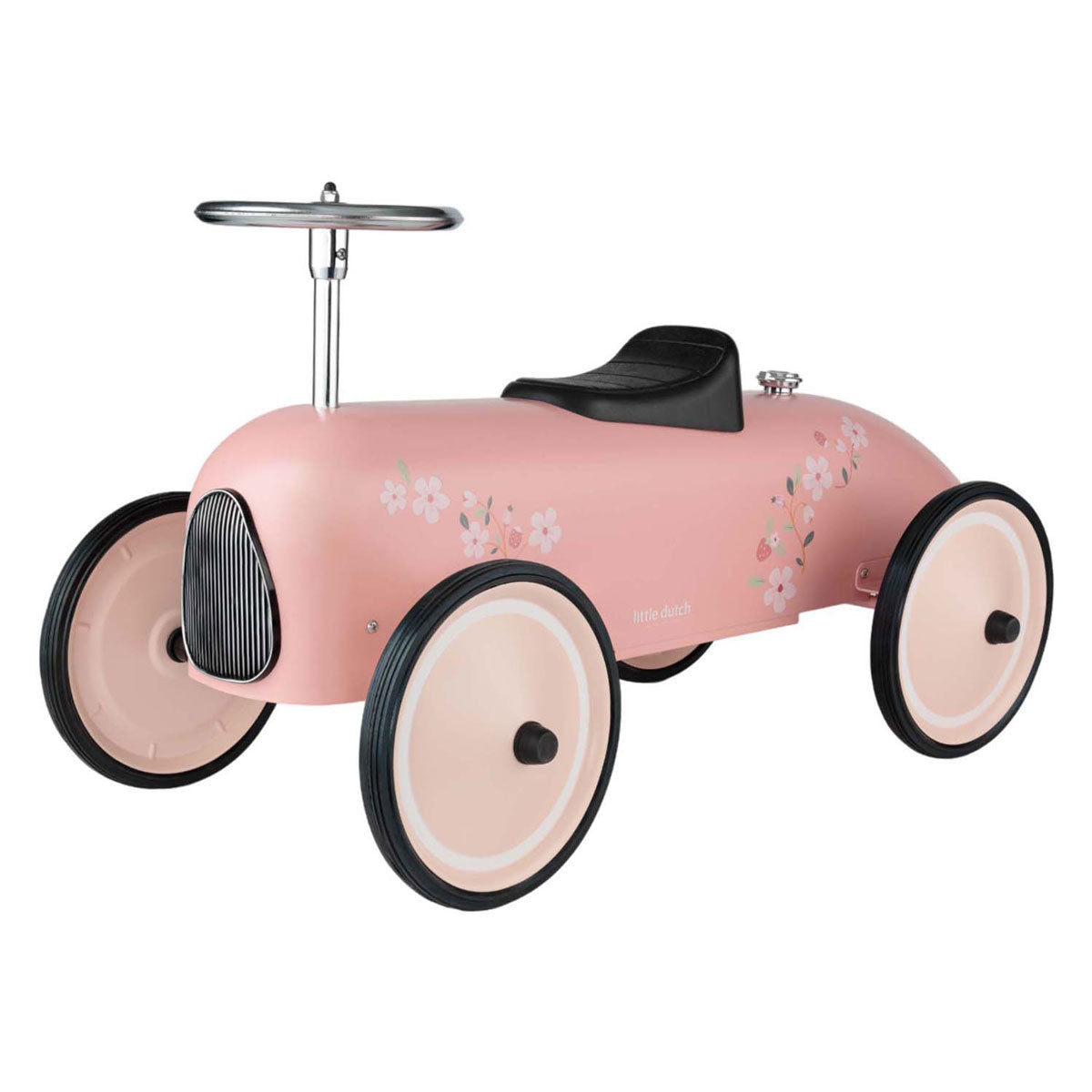 Petite voiture rétro hollandaise rose