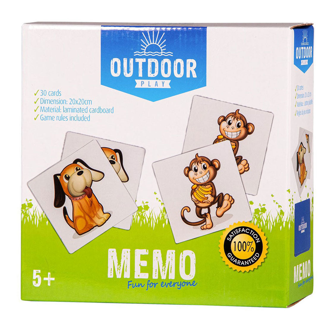 Mémo de jeu en plein air