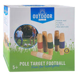 Football en bois de jeu en bois