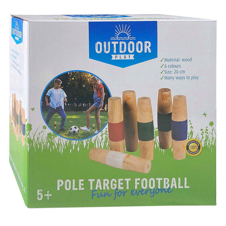 Football en bois de jeu en bois