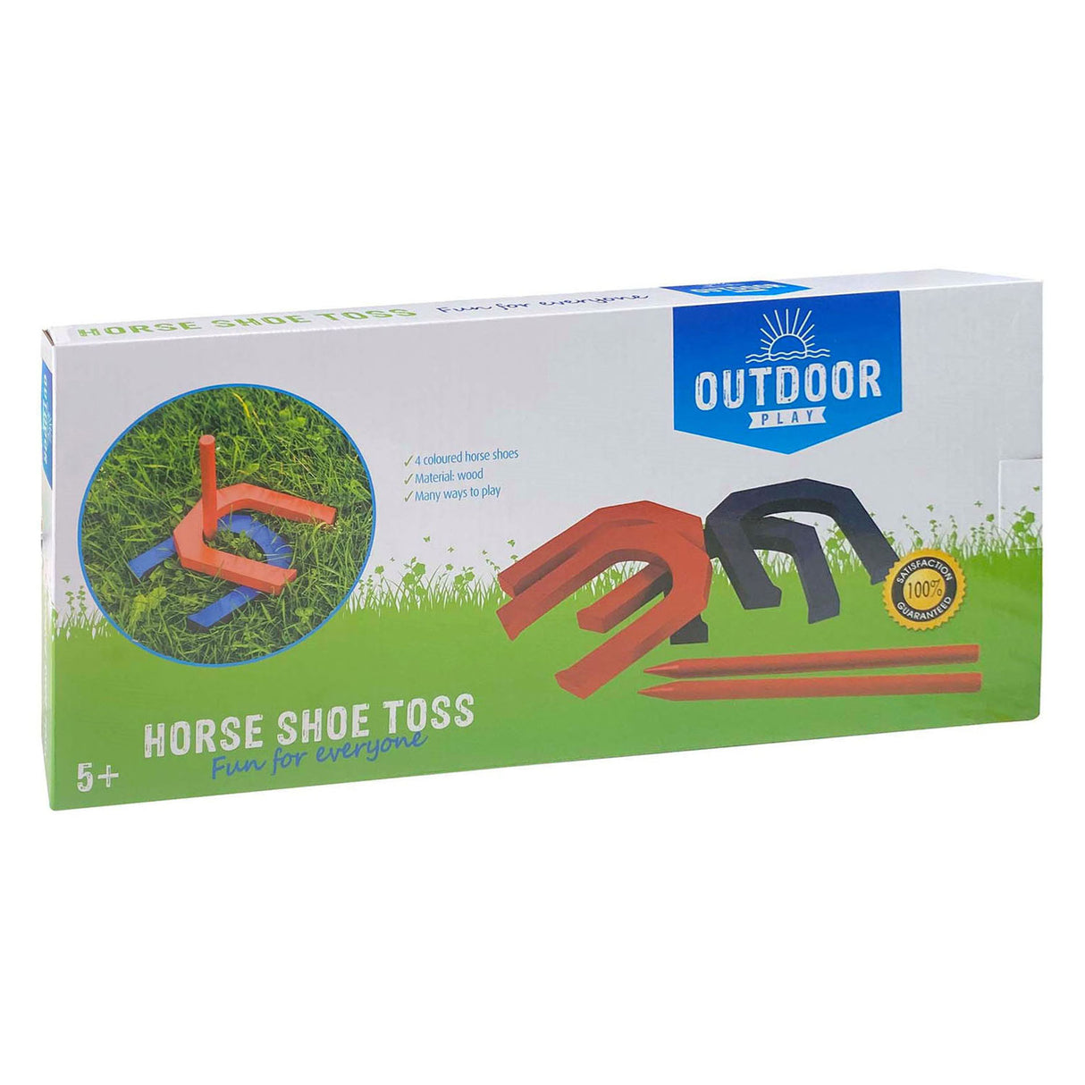 Outdoor play outdoor houten hoefijzer werpen