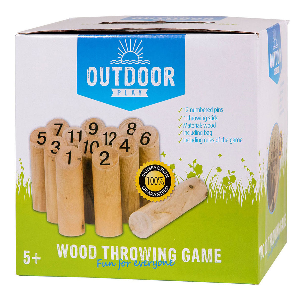 Outdoor Play Outdoor Holz Finnish werfen Spill