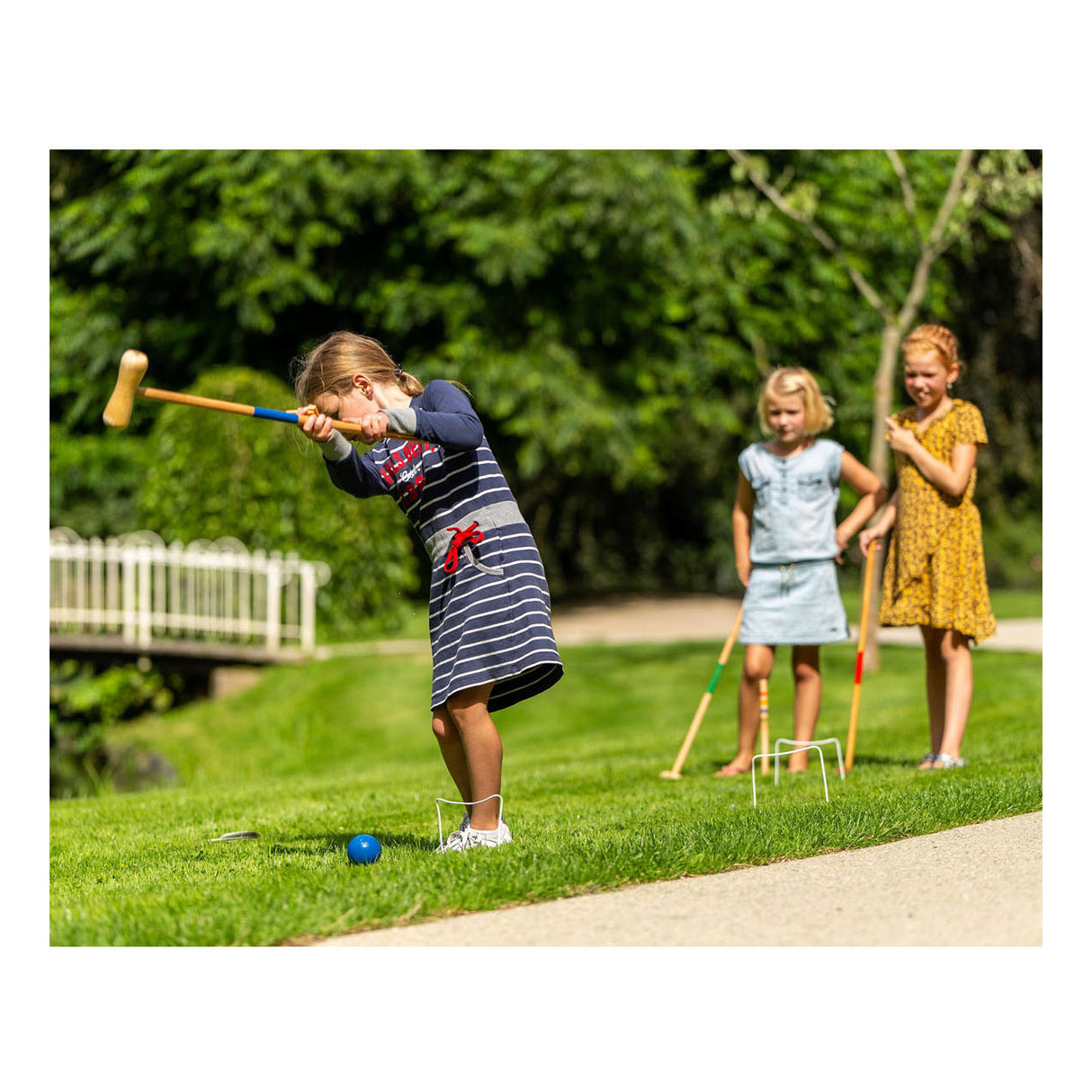 Playage en plein air Croquet en bois