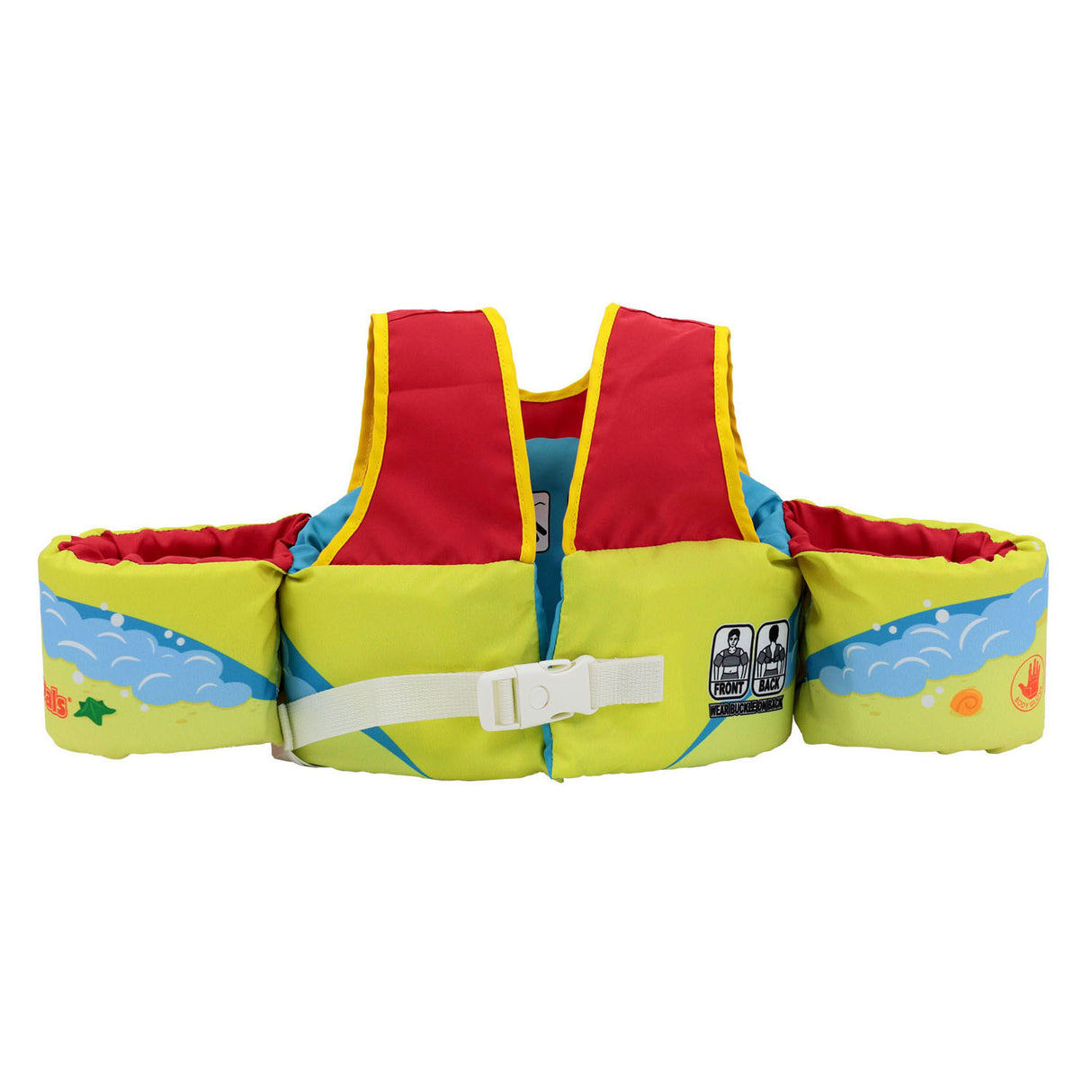 Crabe avec gilet de sauvetage Paddle Pal, 3-6 ans