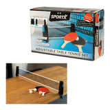 Sportx Rollable Table Tennis Network con 2 murciélagos