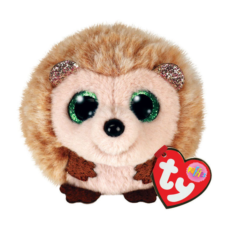 Ty bonnet ty teeny puffies hérisson marron noisette, 10cm