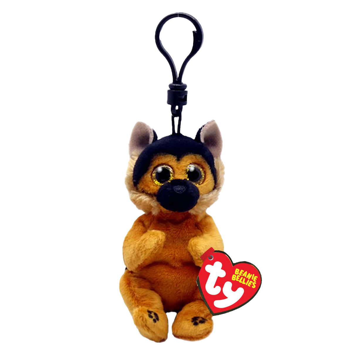 Ty beanie babies bellies clip ace german, 10cm