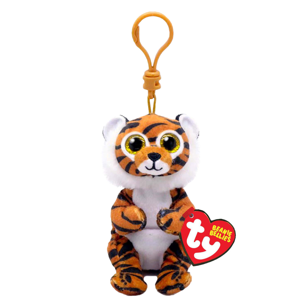 Ty Beanie Babies Bellies Clip Clawdia Tiger, 10 cm