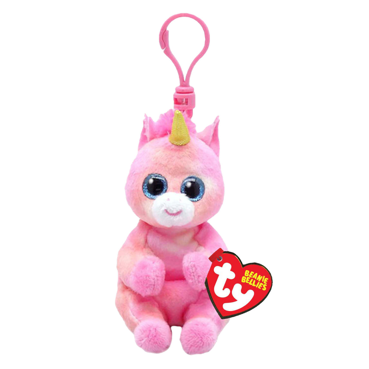 Ty Beanie Babys Bellies Clip Skylar Unicorn, 10 cm