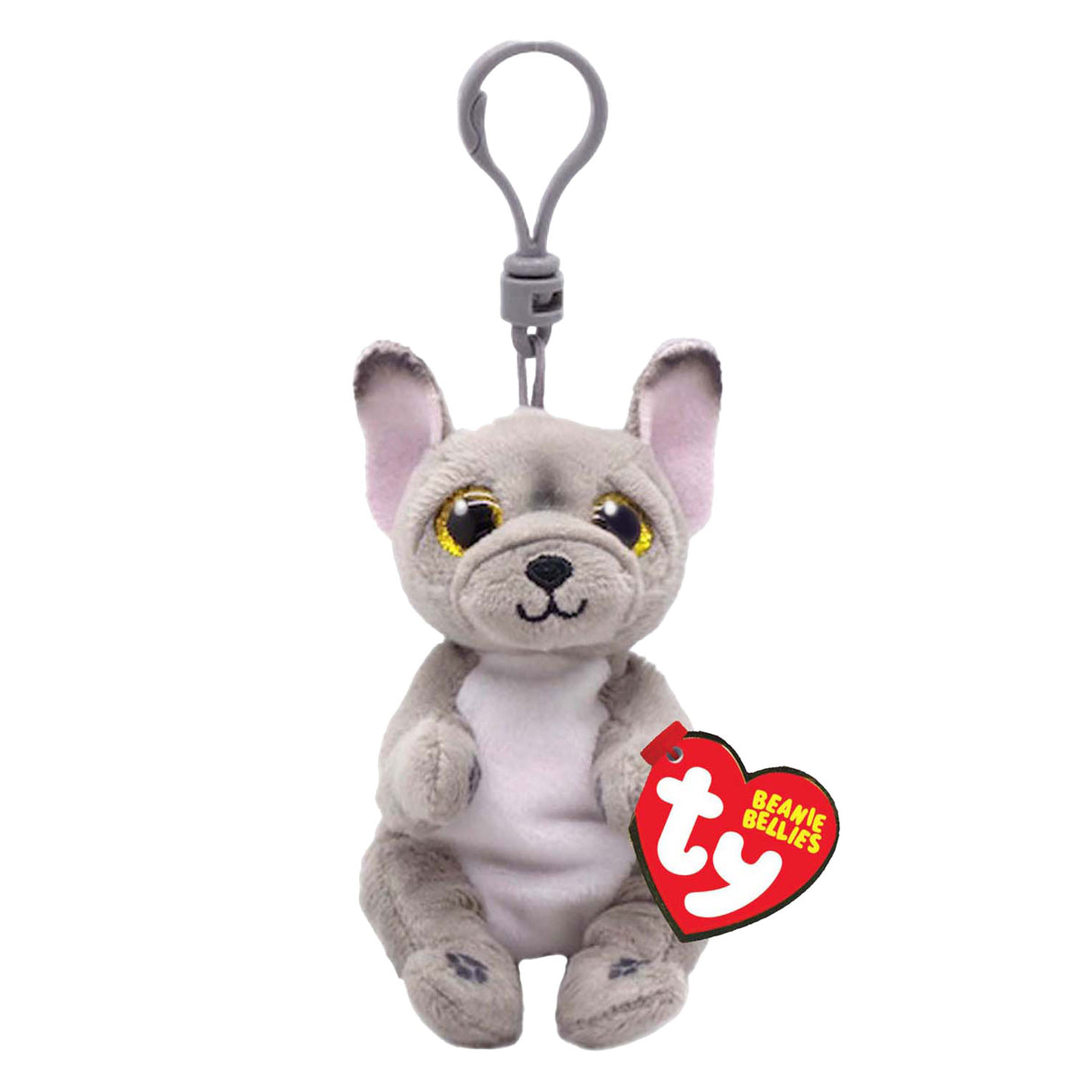 Ty Beanie Babies Bellies Clip Wilfred Dog, 10cm