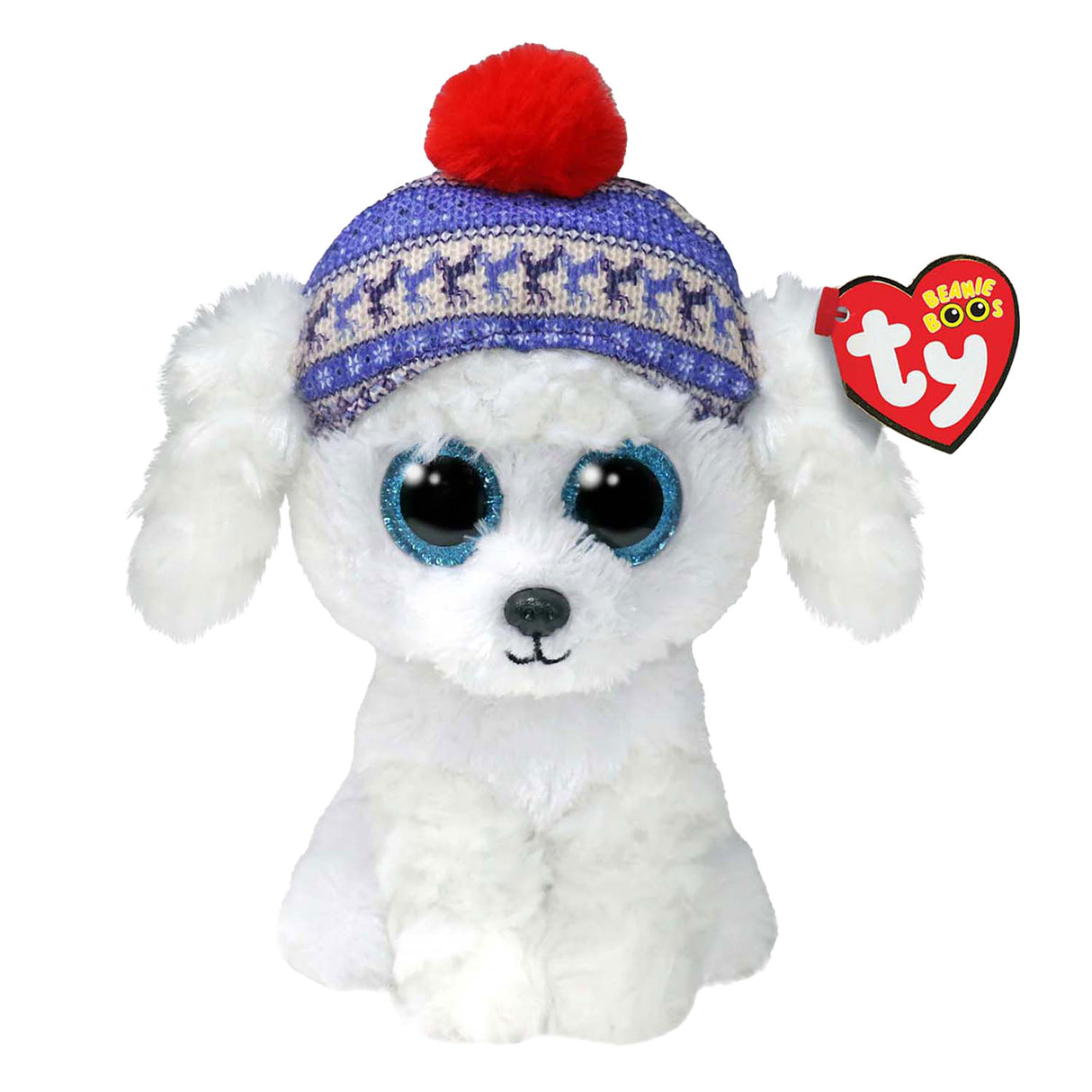 Ty Beanie Boo's Chrëschtdag Heedbell Hond, 15cm